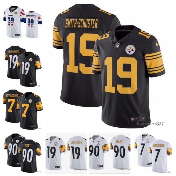 pittsburgh steelers jersey men 19 juju smith-schuster 90 t.j. watt 7 ben roethlisberger 55 devin bush jersey, Black;red
pittsburgh steelers jersey men 19 juju smith-schuster 90 t.j. watt 7 ben roethlisberger 55 devin bush jersey, Black;red