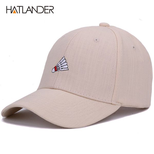 hatlander embroidery badminton baseball cap curved summer snapback hats bone sports casquette linen cotton hat for men women cap, Black;white
hatlander embroidery badminton baseball cap curved summer snapback hats bone sports casquette linen cotton hat for men women cap, Black;white