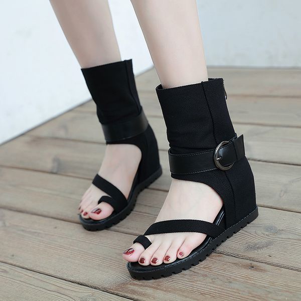 sandals women summer platform sandals blue cowboy wedges punk high-shoes 7cm heel sandal sandale compense femme, Black
sandals women summer platform sandals blue cowboy wedges punk high-shoes 7cm heel sandal sandale compense femme, Black