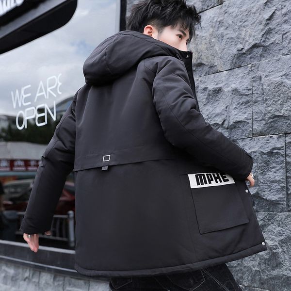 man cotton-padded clothes fashion handsome winter new men with thick coat popular down cotton-padded jacket winter jacket, Black
man cotton-padded clothes fashion handsome winter new men with thick coat popular down cotton-padded jacket winter jacket, Black