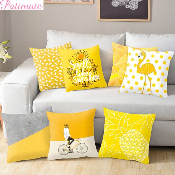 patimate cartoon geometric cushion case polyester yellow pillow decorative cushion for sofa diy printed soft hug pillowcase
patimate cartoon geometric cushion case polyester yellow pillow decorative cushion for sofa diy printed soft hug pillowcase