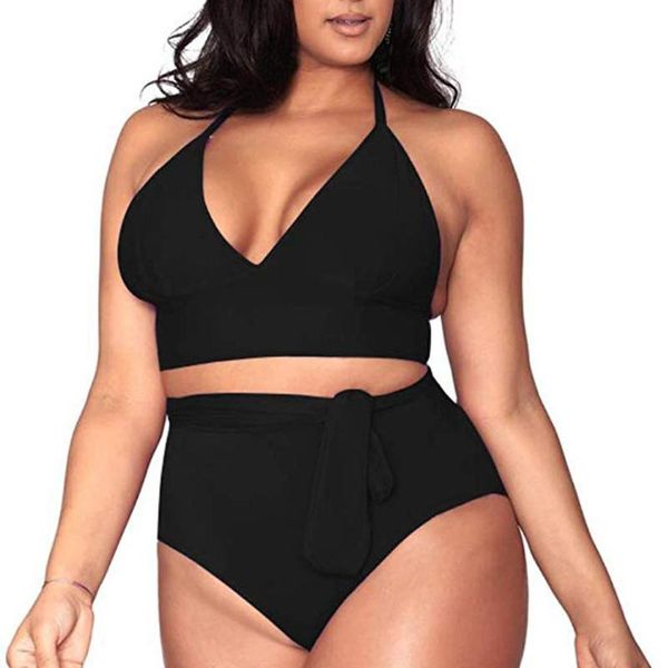 women solid swimwear bathing suit summer beach wear plus size female high waisted tummy control swimsuit full coverage #310, White
women solid swimwear bathing suit summer beach wear plus size female high waisted tummy control swimsuit full coverage #310, White