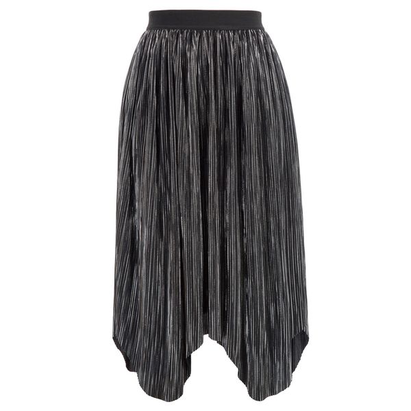 2019 new ladies fashion loose irregular hem flared a-line elastic waist skirt, Black
2019 new ladies fashion loose irregular hem flared a-line elastic waist skirt, Black