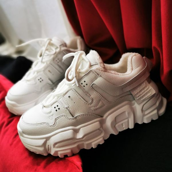 errfc 2019 winter new womens white casual shoes british short plush warm fashion lace up leather platform shoes for girls 35-39, Black
errfc 2019 winter new womens white casual shoes british short plush warm fashion lace up leather platform shoes for girls 35-39, Black