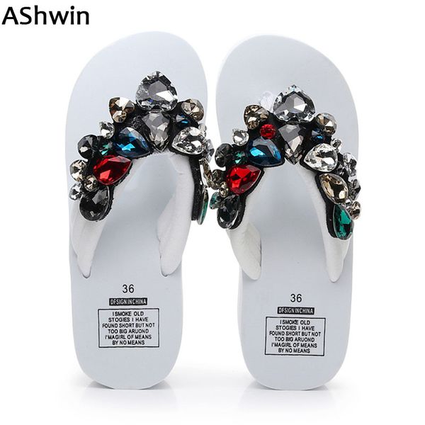 ashwin diamond sandals slippers shiny rhinestones flip flops holidays beach shoes wedge platform sandal women mules, Black
ashwin diamond sandals slippers shiny rhinestones flip flops holidays beach shoes wedge platform sandal women mules, Black