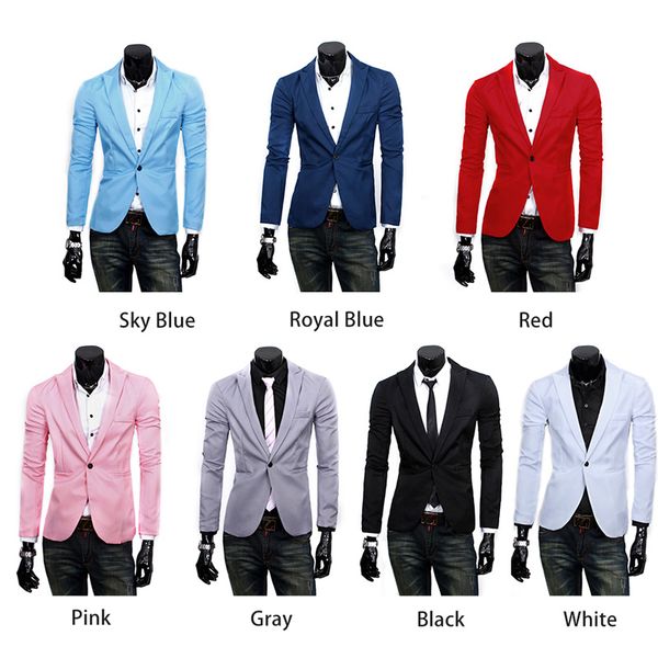роскошный костюм официальный мужчины сплошной цвет blazer тонкий одной кнопки костюм корейский мода slim fit случайные блейзер мужчина для, White;black
роскошный костюм официальный мужчины сплошной цвет blazer тонкий одной кнопки костюм корейский мода slim fit случайные блейзер мужчина для, White;black