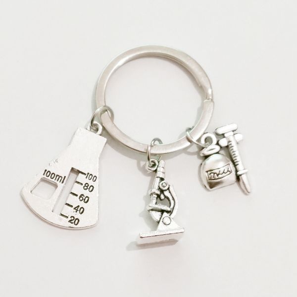 new ancient silver science keyring medical student keychain nurse creative designer keychain graduation jewelry biology gift for teacher, Slivery;golden
new ancient silver science keyring medical student keychain nurse creative designer keychain graduation jewelry biology gift for teacher, Slivery;golden