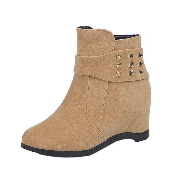 summer autumn platform wedge heel boots women shoes with increased platform sole female fashion casual zip botas, Black
summer autumn platform wedge heel boots women shoes with increased platform sole female fashion casual zip botas, Black