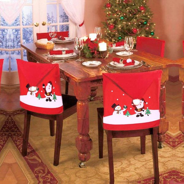 4 pcs non-woven fabric cartoon old man party, snowman christmas hat chair decorating snowman, covers red
4 pcs non-woven fabric cartoon old man party, snowman christmas hat chair decorating snowman, covers red