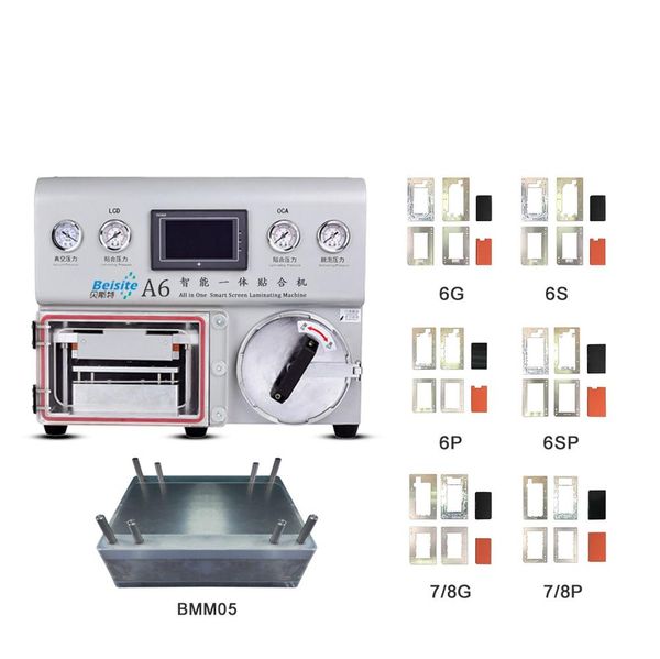 2 in 1 a6 vacuum laminator with bubble remover plus built-in air compressor and vacuum pump (machine + mold base + 6 sets mould
2 in 1 a6 vacuum laminator with bubble remover plus built-in air compressor and vacuum pump (machine + mold base + 6 sets mould