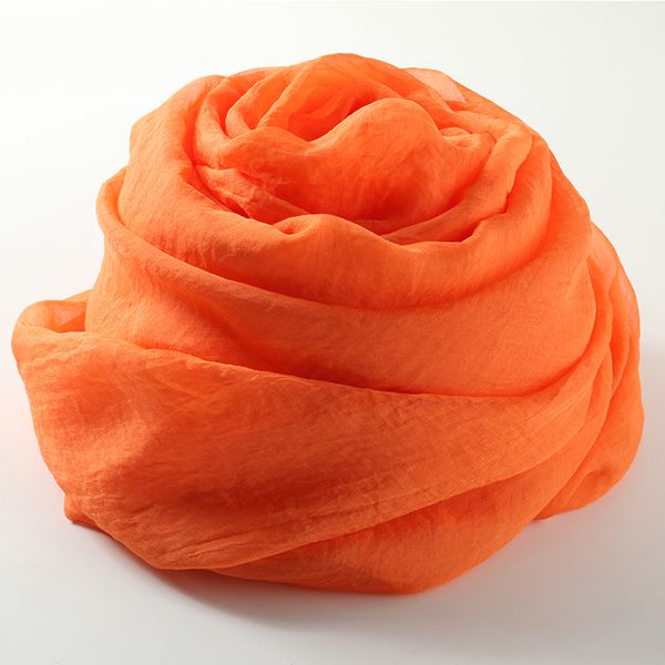 orange scarf women spring and autumn versatile thin long pure color large square orange chiffon gauze winter scarves
orange scarf women spring and autumn versatile thin long pure color large square orange chiffon gauze winter scarves