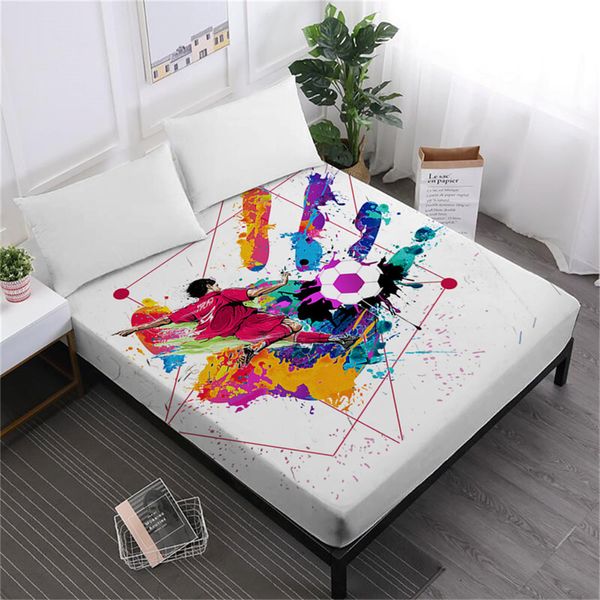 sports football design bed sheet watercolor hand print fitted sheet colorful bedclothes football fans bedding deep pocket d25
sports football design bed sheet watercolor hand print fitted sheet colorful bedclothes football fans bedding deep pocket d25
