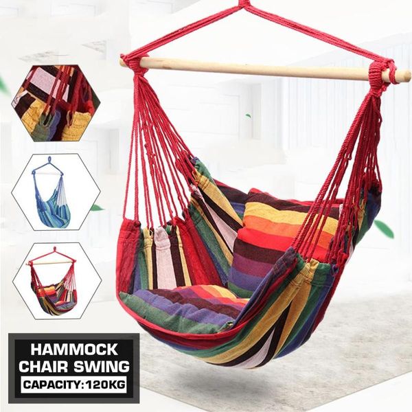 tents and shelters hammock chair with rod hanging rope swing seat 2 pillows for garden indoor outdoor fashionable swings
tents and shelters hammock chair with rod hanging rope swing seat 2 pillows for garden indoor outdoor fashionable swings