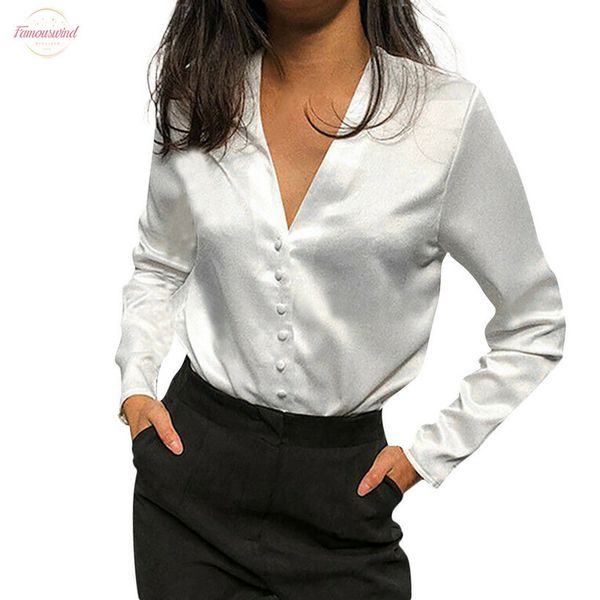 white blouse women v neck solid long sleeve button shirt office long sleeve ladies silk blouse casual plus size blosa femininas
white blouse women v neck solid long sleeve button shirt office long sleeve ladies silk blouse casual plus size blosa femininas