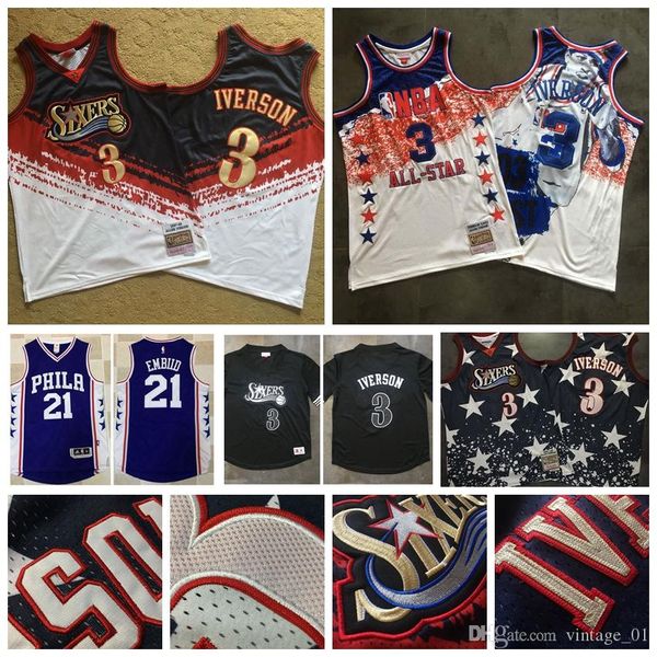 iverson philadelphia 76ers men basketball jersey #3 allen nba iverson mesh dense au fabric all-star embroider y 100% stitched jersey, Black
iverson philadelphia 76ers men basketball jersey #3 allen nba iverson mesh dense au fabric all-star embroider y 100% stitched jersey, Black