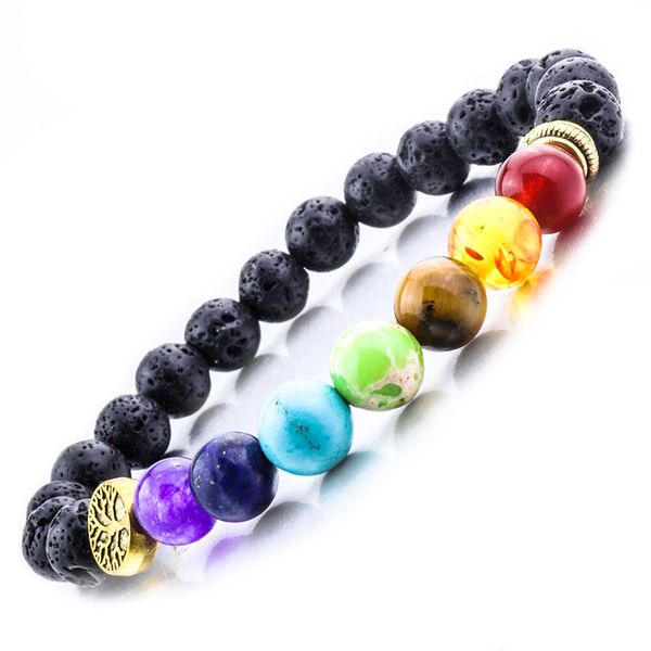 silver gold color 8mm lava stone tree of life 7chakra charm bracelet diy aromatherapy essential oil diffuser bracelet for women men jewelry, Black
silver gold color 8mm lava stone tree of life 7chakra charm bracelet diy aromatherapy essential oil diffuser bracelet for women men jewelry, Black