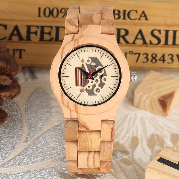 wood watch for women natural full wooden brown band quartz watches skeleton clock female wrist watch, Slivery;brown
wood watch for women natural full wooden brown band quartz watches skeleton clock female wrist watch, Slivery;brown