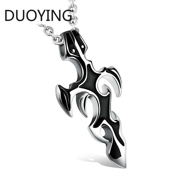 duoying wholesale necklace titanium steel creative cross pendent stainless steel personality men's jewelry, Silver
duoying wholesale necklace titanium steel creative cross pendent stainless steel personality men's jewelry, Silver