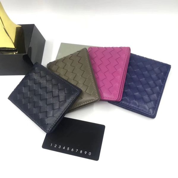 's Hot designer Wholesale Genuine Leather Lambskin VN Hand-woven Driver's license Bag Fashion Document Bag Mens ID Card Holder Card Pouch
's Hot designer Wholesale Genuine Leather Lambskin VN Hand-woven Driver's license Bag Fashion Document Bag Mens ID Card Holder Card Pouch