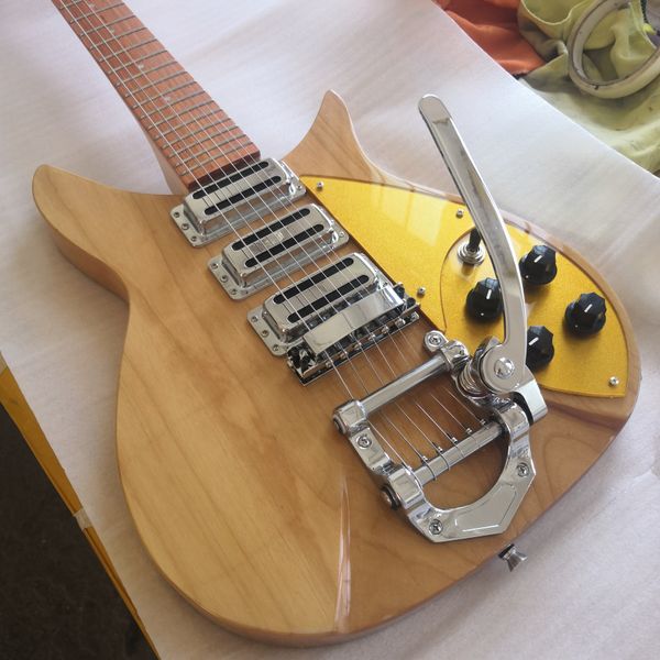 325 short scale length 527mm jetglo 6 string electric guitar bigs tailpiece, gloss paint fretboard, 3 toaster pickup
325 short scale length 527mm jetglo 6 string electric guitar bigs tailpiece, gloss paint fretboard, 3 toaster pickup