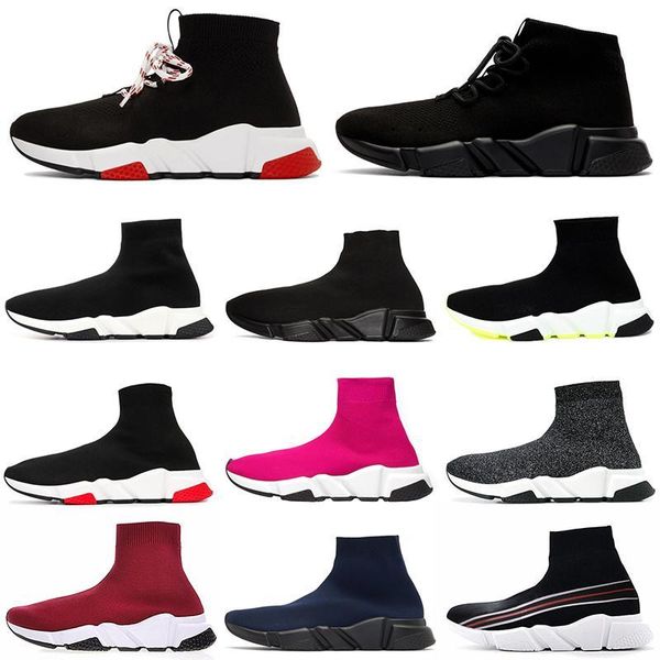 designer sock speed trainer casual ankle boot lace-up triple black white glitter flat runner women mens platform sports sneakers 36-45 d09
designer sock speed trainer casual ankle boot lace-up triple black white glitter flat runner women mens platform sports sneakers 36-45 d09