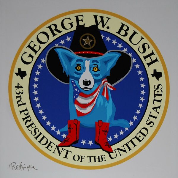 джордж rodrigue голубой собаки сорок третий президент джорж буш home decor ремесла / hd печати картина маслом на холсте wall art canvas карт
джордж rodrigue голубой собаки сорок третий президент джорж буш home decor ремесла / hd печати картина маслом на холсте wall art canvas карт