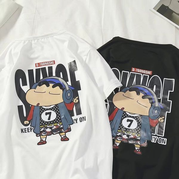 summer harajuku wind popular brand loose-fit cartoon short sleeve t-shirt men and women couple clothes casual half sleeve busine, White
summer harajuku wind popular brand loose-fit cartoon short sleeve t-shirt men and women couple clothes casual half sleeve busine, White