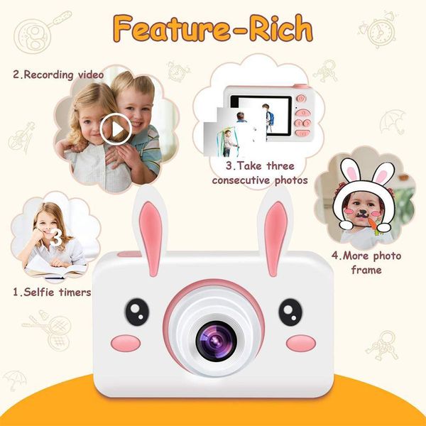 8mp 1080p hd kids digital camera rechargeable cameras children toys with cute animal protective cover christmas gift for gir
8mp 1080p hd kids digital camera rechargeable cameras children toys with cute animal protective cover christmas gift for gir