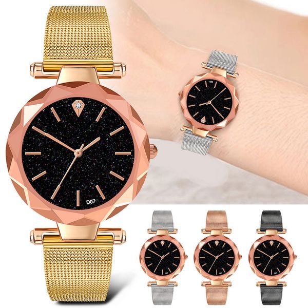 simple women watch starry sky irregular dial ladies quartz wristwatch alloy mesh belt strap casual clock relojes para mujer@50, Slivery;brown
simple women watch starry sky irregular dial ladies quartz wristwatch alloy mesh belt strap casual clock relojes para mujer@50, Slivery;brown