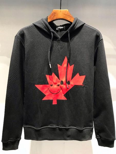 19ss mens hooded sweater ds2 designer hoodie maple leaf print loose comfortable sweatshirt outdoor fashion casual wear, Black 
19ss mens hooded sweater ds2 designer hoodie maple leaf print loose comfortable sweatshirt outdoor fashion casual wear, Black