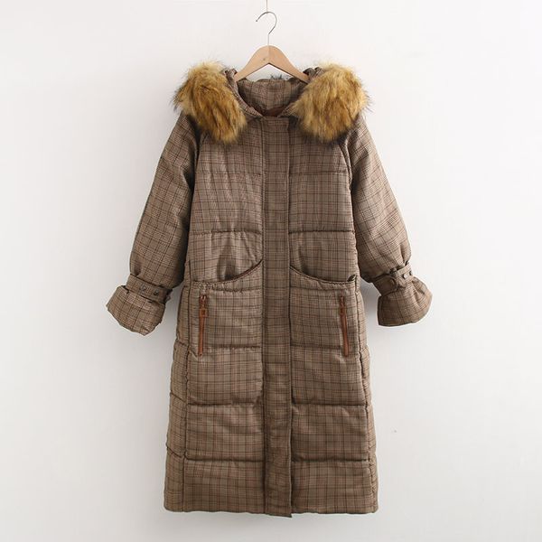women's winter warm princess sleeves long cotton coat wearing cap fur collar large pocket design casual warm coat, Black
women's winter warm princess sleeves long cotton coat wearing cap fur collar large pocket design casual warm coat, Black