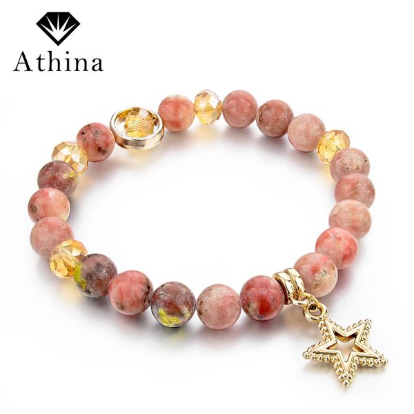 athina новый натуральный камень браслеты звезда подвески женщины бисер браслет цепь пользовательские шарм браслеты браслеты уникальные ювели, Silver
athina новый натуральный камень браслеты звезда подвески женщины бисер браслет цепь пользовательские шарм браслеты браслеты уникальные ювели, Silver