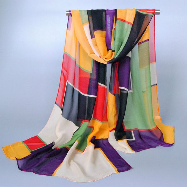 fashion women chiffon scarves elegant geometry printed design scarf big cachecol shawls scarves 160*50cm, Blue;gray
fashion women chiffon scarves elegant geometry printed design scarf big cachecol shawls scarves 160*50cm, Blue;gray