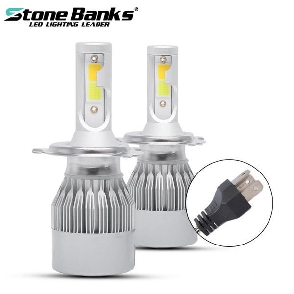 1/2 pcs h4 silver double color temperature car led headlight white yellow light 8000lm 6000 (high beam) / 3000 (near light
1/2 pcs h4 silver double color temperature car led headlight white yellow light 8000lm 6000 (high beam) / 3000 (near light