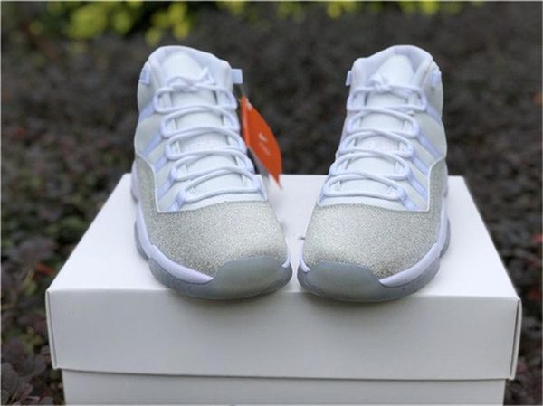 2019 released air authentic 11 wmns white grey reflective ar0715-100 11s retro men women basketball shoes sports sneakers with box, White;red
2019 released air authentic 11 wmns white grey reflective ar0715-100 11s retro men women basketball shoes sports sneakers with box, White;red