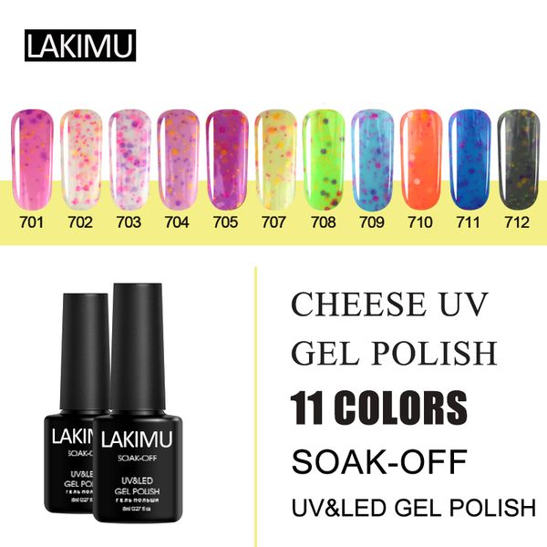 lakimu 1pcs shining cheese gel nail polish colorful nail gel varnish soak off manicure hybrid lacquer polish 8ml, Red;pink
lakimu 1pcs shining cheese gel nail polish colorful nail gel varnish soak off manicure hybrid lacquer polish 8ml, Red;pink