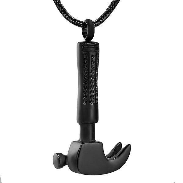 lkj8239 stainless steel hammer shape cremation pendant necklace memorial jewelry urns for ashes keepsake necklace never fade, Silver
lkj8239 stainless steel hammer shape cremation pendant necklace memorial jewelry urns for ashes keepsake necklace never fade, Silver