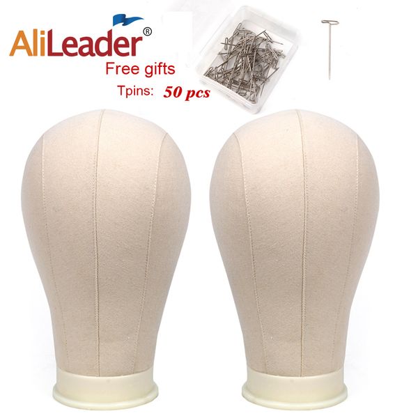 alileader canvas block head for wig making training mannequin head wig stand styling display with 50 t pins
alileader canvas block head for wig making training mannequin head wig stand styling display with 50 t pins