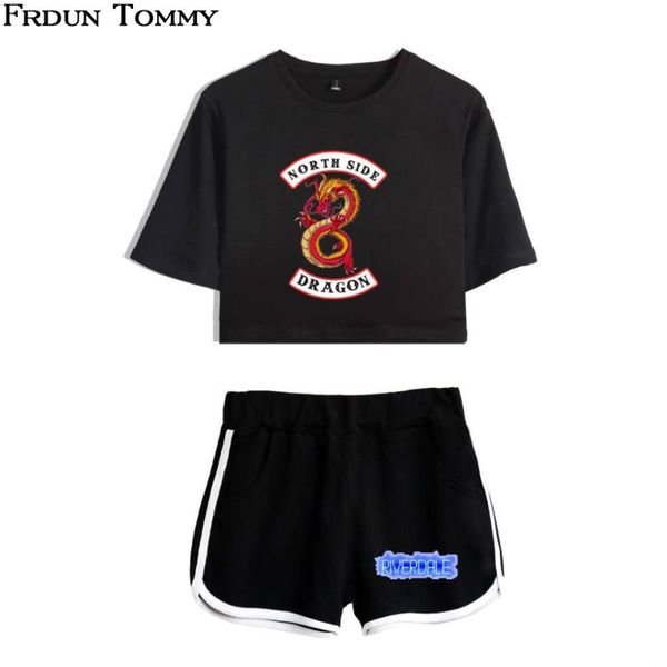 women riverdale southside serpents sets cool two piece and pants summer fashion ordinary print soft women sets, White
women riverdale southside serpents sets cool two piece and pants summer fashion ordinary print soft women sets, White