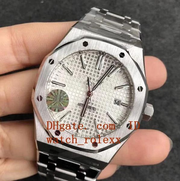 eta 41 mm men's jf factory v5 upgrade automatic miyota 9015 cal.3120 white dial full 904l steel watches 15400 dive jf royal wristwatche, Slivery;brown
eta 41 mm men's jf factory v5 upgrade automatic miyota 9015 cal.3120 white dial full 904l steel watches 15400 dive jf royal wristwatche, Slivery;brown