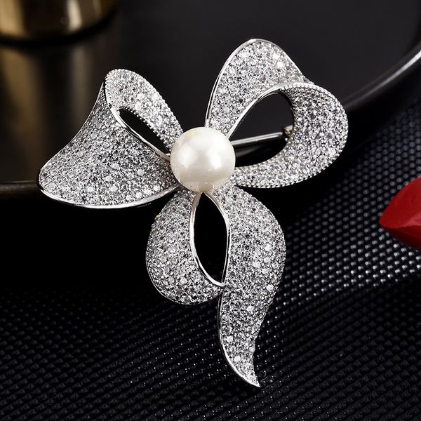 high-end мода лук медного pin брошь женщина micro циркон корсаж мода pins одежда аксессуары, Gray
high-end мода лук медного pin брошь женщина micro циркон корсаж мода pins одежда аксессуары, Gray