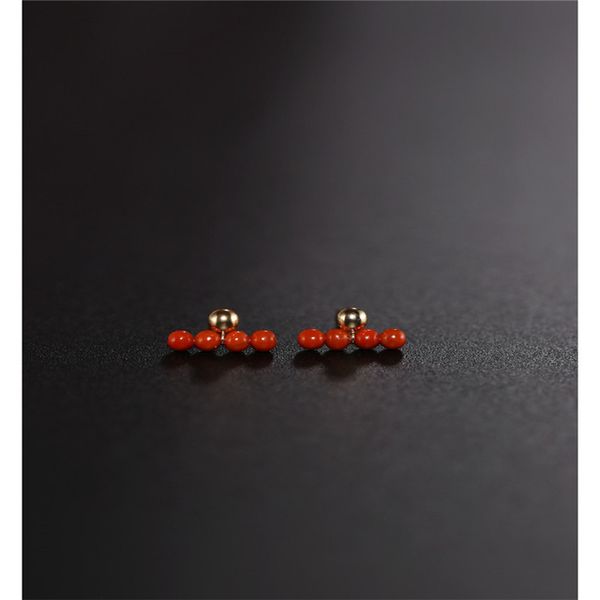 daimi liangshan south red agate earrings women's day genuine yellow 18k gold earrings valentine's day gift, Golden;silver
daimi liangshan south red agate earrings women's day genuine yellow 18k gold earrings valentine's day gift, Golden;silver