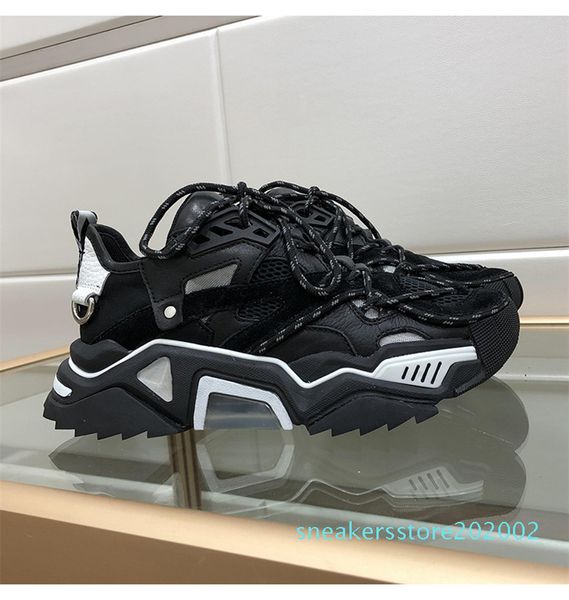 high combination sole platform daddy triple s strike trainer casual shoes genuine leather breathable shoes s02, Black
high combination sole platform daddy triple s strike trainer casual shoes genuine leather breathable shoes s02, Black