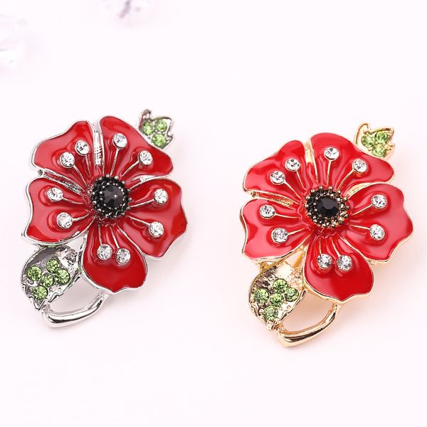 10pcs / lot брошь для женщин красного мака цветка завод винтаж сплав воротник штыри ювелирных изделия подарок брошь мемориального знака для, Gray 
10pcs / lot брошь для женщин красного мака цветка завод винтаж сплав воротник штыри ювелирных изделия подарок брошь мемориального знака для, Gray