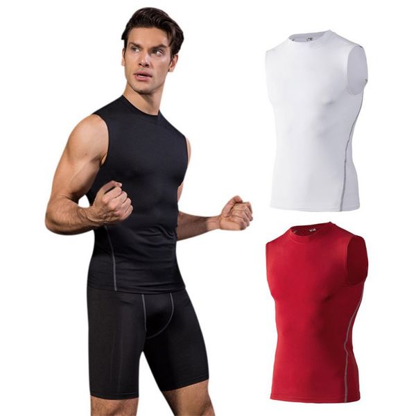 men's stretch tight training vest sports running fitness basketball stretch quick-drying vest clothes t-shirt, Black;red
men's stretch tight training vest sports running fitness basketball stretch quick-drying vest clothes t-shirt, Black;red