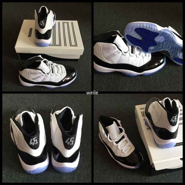 new 11 concord 45 white black basketball shoes for men 11s concords 45 sports athletic trainers sneakers shoes size 7-13
new 11 concord 45 white black basketball shoes for men 11s concords 45 sports athletic trainers sneakers shoes size 7-13