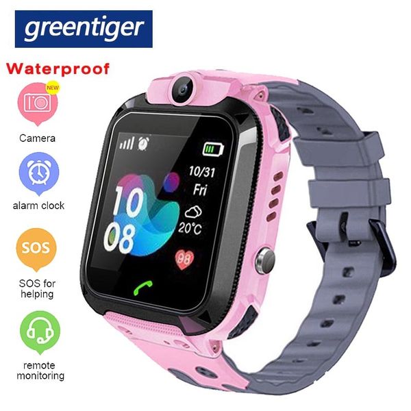 greentiger s12b smart watch kids ip67 waterproof lbs location anti-lost baby smartwatch sos camera smartwatch vs s9 q90, Slivery;brown
greentiger s12b smart watch kids ip67 waterproof lbs location anti-lost baby smartwatch sos camera smartwatch vs s9 q90, Slivery;brown