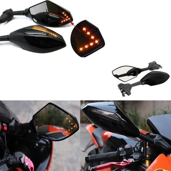 1 pair motorcycle black led integrated turn signal rear view mirror side rearview mirrors for yamaha yzf r1 r6 fz1 fz6 600r r3
1 pair motorcycle black led integrated turn signal rear view mirror side rearview mirrors for yamaha yzf r1 r6 fz1 fz6 600r r3