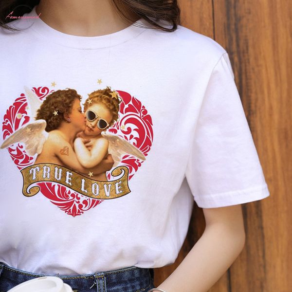 angel kawaii harajuku t shirt women ullzang vintage angels korean style t shirt 90s aesthetic grunge tshirt funny tee female, White
angel kawaii harajuku t shirt women ullzang vintage angels korean style t shirt 90s aesthetic grunge tshirt funny tee female, White