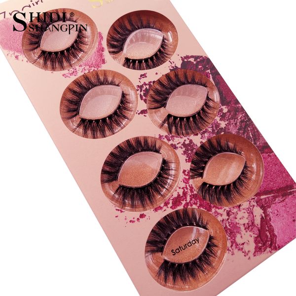 shidishangpin fluffy 7 pairs one box mink eyelashes wispy lashes makeup natural mink lashes fake eyelash cilios maquiagem
shidishangpin fluffy 7 pairs one box mink eyelashes wispy lashes makeup natural mink lashes fake eyelash cilios maquiagem